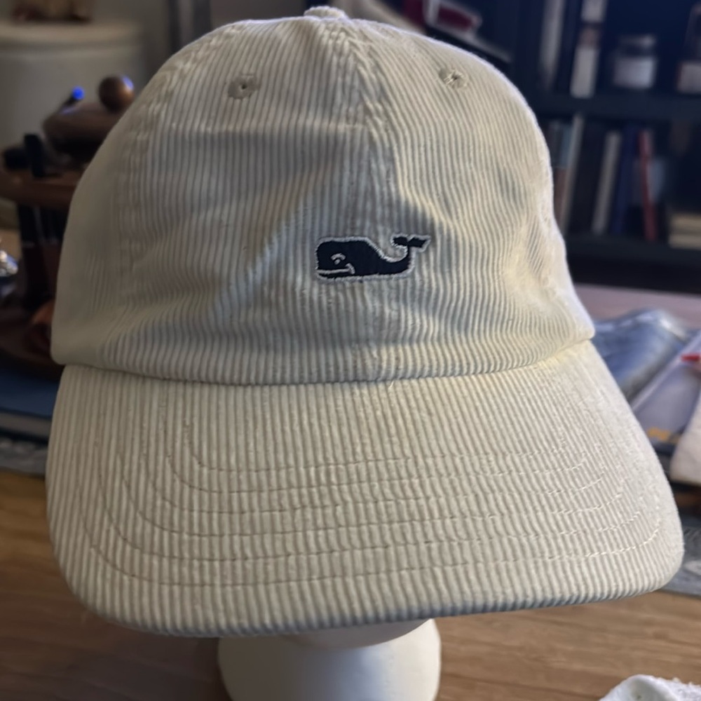 Vineyard Vines Corduroy Baseball Hat.  Tan. NWT never worn.  Adjustable
